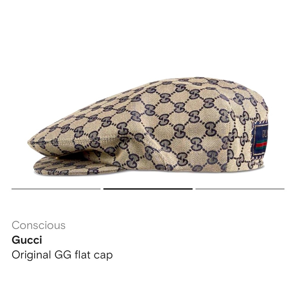 GUCCI
Original GG Canvas Flat Cap